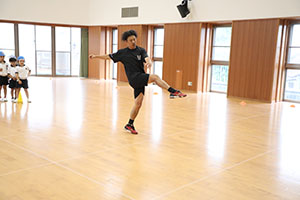 サッカー教室がありました　D・E