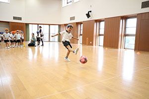 サッカー教室がありました　D・E