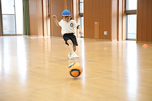 サッカー教室がありました　D・E