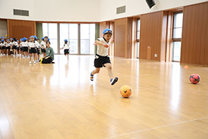 サッカー教室がありました　D・E
