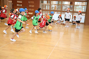 サッカー教室がありました　D・E