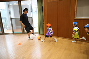 サッカー教室がありました　D・E