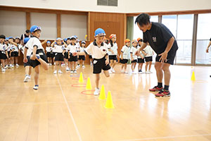 サッカー教室がありました　D・E