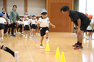サッカー教室がありました　D・E