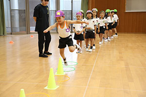 サッカー教室がありました　B・C