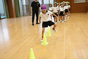 サッカー教室がありました　B・C