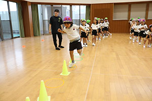 サッカー教室がありました　B・C