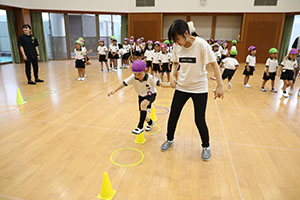 サッカー教室がありました　B・C
