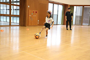 サッカー教室がありました　B・C