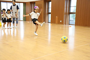 サッカー教室がありました　B・C