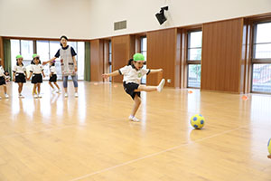 サッカー教室がありました　B・C