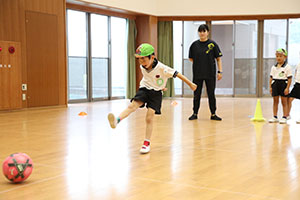 サッカー教室がありました　B・C