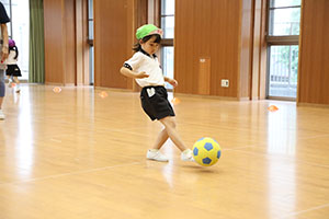 サッカー教室がありました　B・C