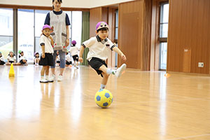 サッカー教室がありました　B・C