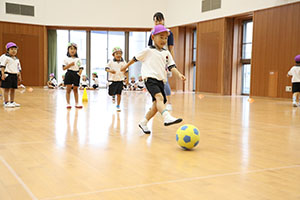 サッカー教室がありました　B・C