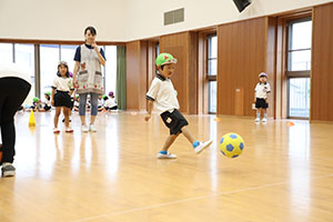 サッカー教室がありました　B・C