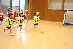 サッカー教室がありました　B・C