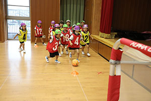 サッカー教室がありました　B・C