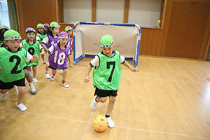 サッカー教室がありました　B・C