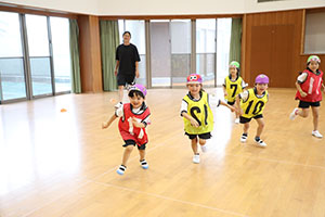 サッカー教室がありました　B・C