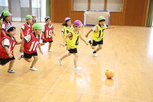 サッカー教室がありました　B・C