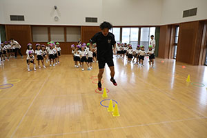 サッカー教室がありました　B・C