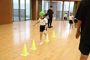 サッカー教室がありました　B・C