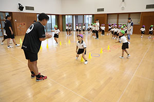 サッカー教室がありました　B・C