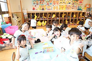 プールのおもちゃの制作　E
