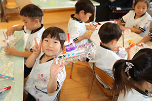 プールのおもちゃの制作　E