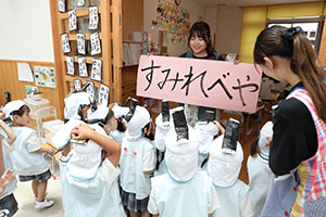 ちょんまげの制作　こあら(すみれ）