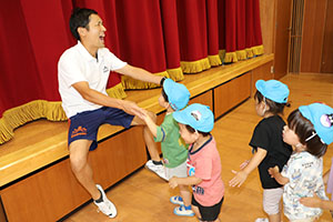 体操教室　楽しかったね　ぺんぎん