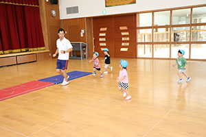 体操教室　楽しかったね　ぺんぎん