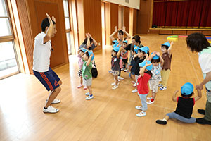 体操教室　楽しかったね　ぺんぎん