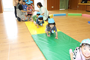 体操教室　楽しかったね　ぺんぎん