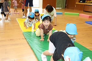 体操教室　楽しかったね　ぺんぎん