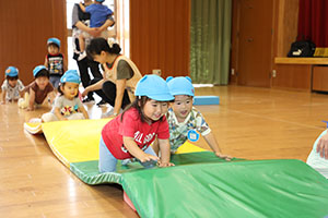 体操教室　楽しかったね　ぺんぎん