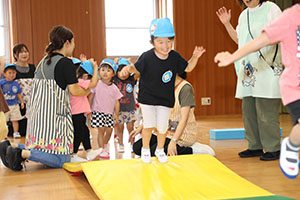体操教室　楽しかったね　ぺんぎん