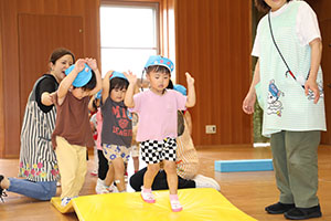 体操教室　楽しかったね　ぺんぎん