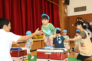 体操教室　楽しかったね　ぺんぎん