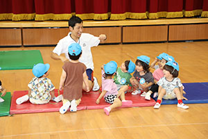 体操教室　楽しかったね　ぺんぎん