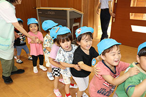体操教室　楽しかったね　ぺんぎん