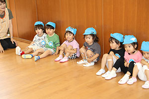 体操教室　楽しかったね　ぺんぎん