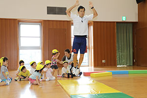 体操教室　楽しかったね　あひる