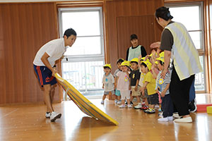 体操教室　楽しかったね　あひる