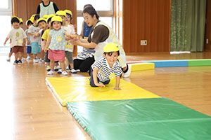 体操教室　楽しかったね　あひる