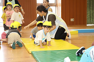 体操教室　楽しかったね　あひる