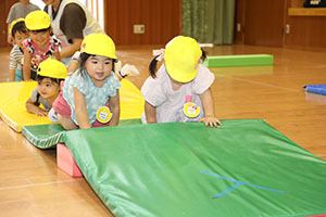 体操教室　楽しかったね　あひる