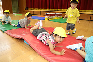 体操教室　楽しかったね　あひる
