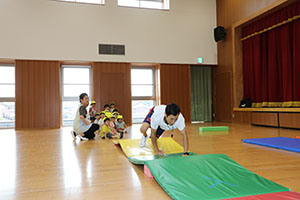 体操教室　楽しかったね　あひる